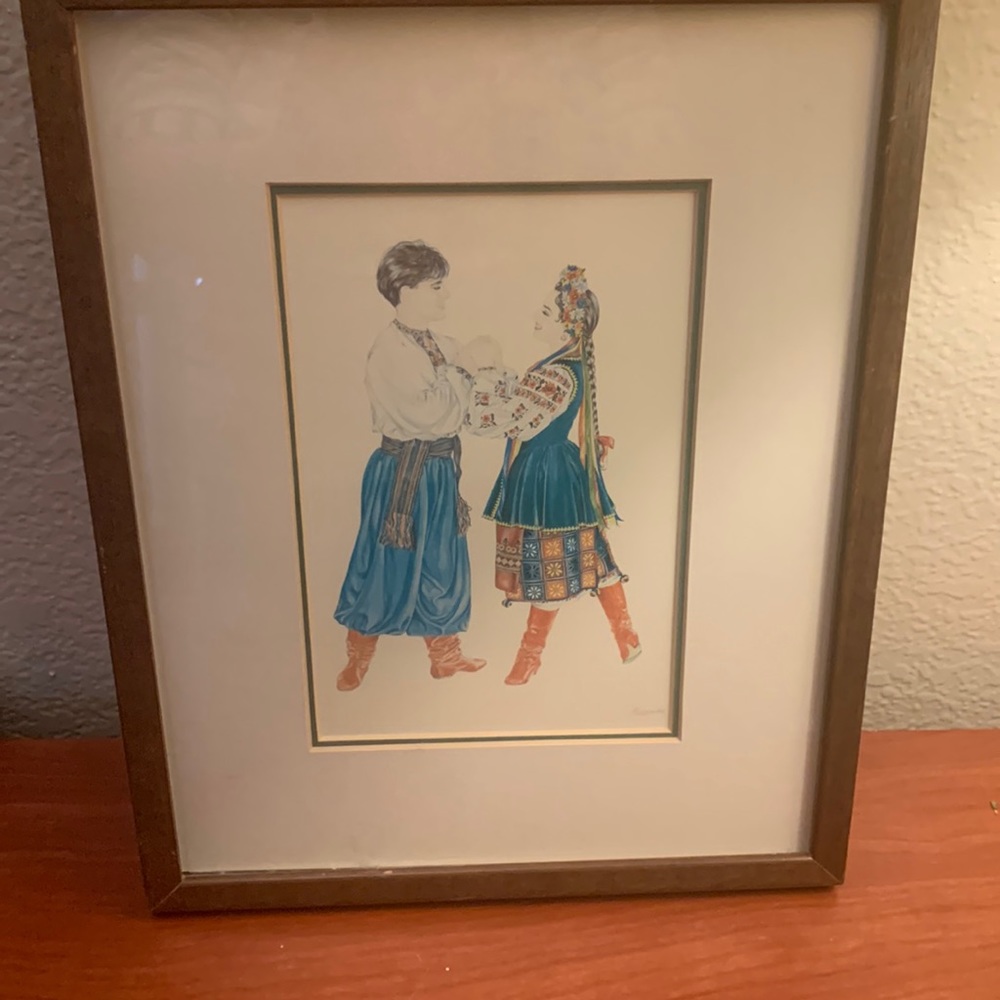 Alexandra Pilujan ( Lecia Pritchard)  Ukrainian - / Canadian  VTG Wall Art